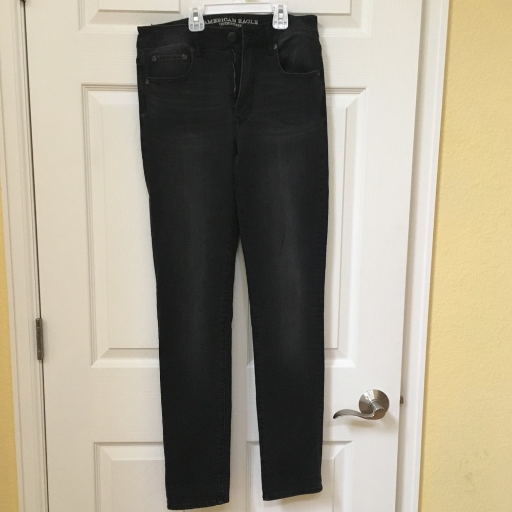 Black American eagle jeans, sz 8